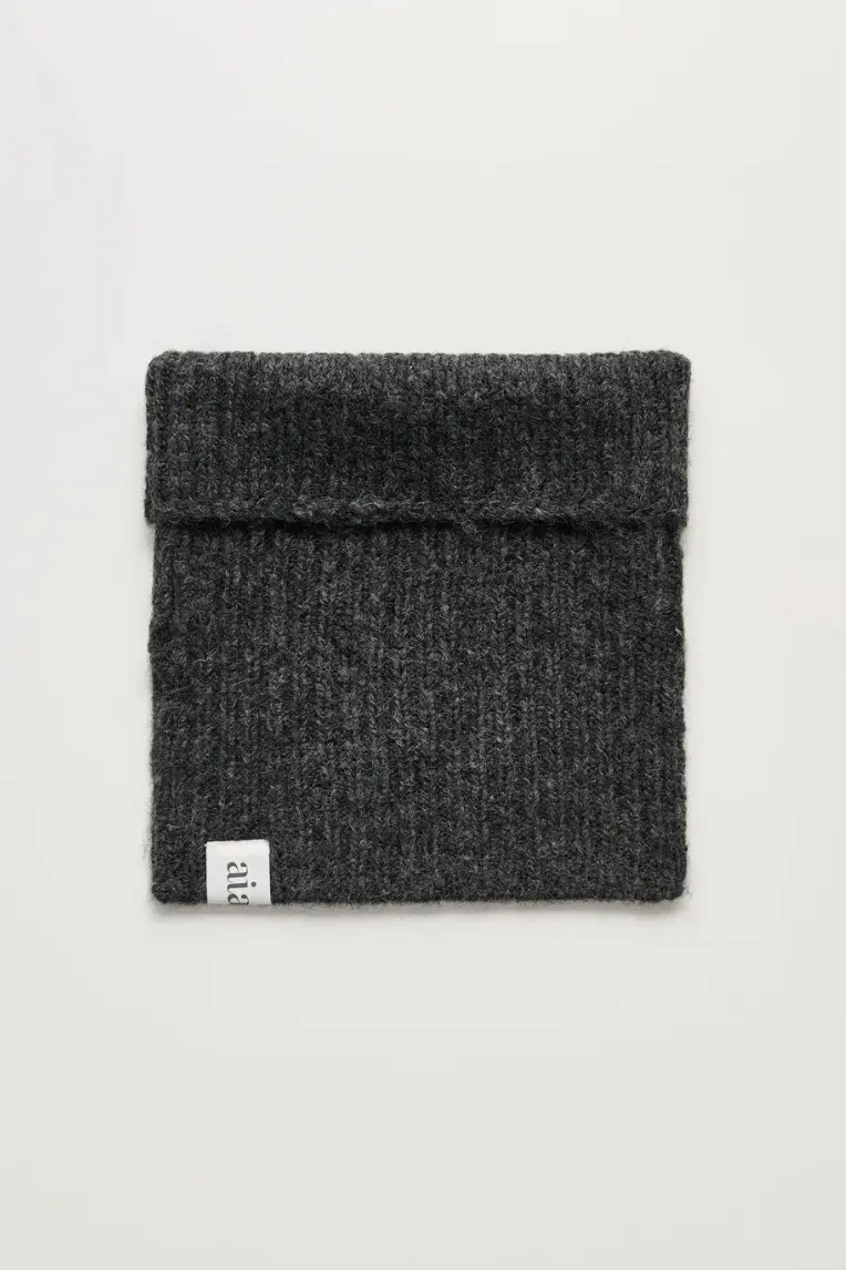 Nellie Neck Warmer Pure Dark Grey