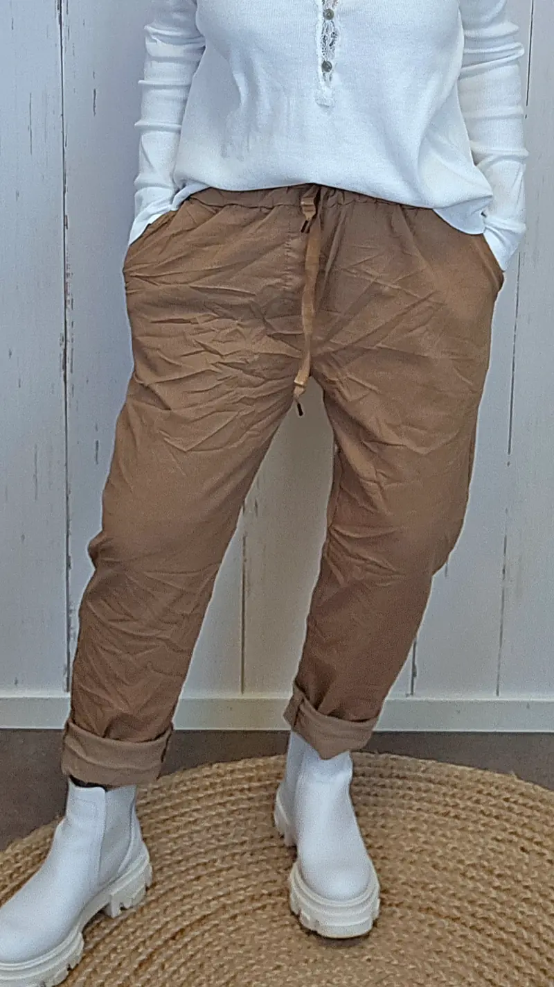 Nicky pant camel