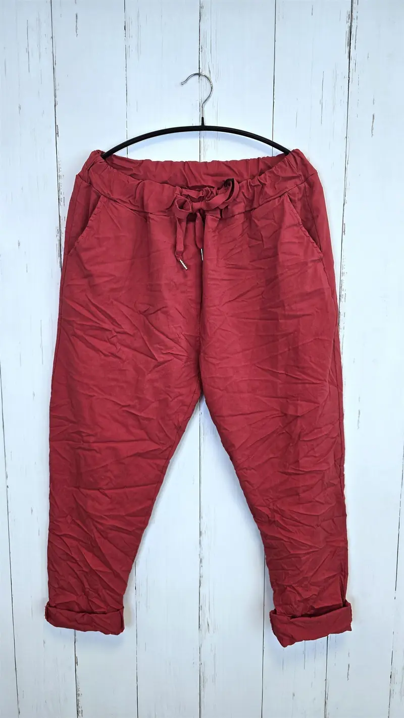 Nicky pant rød