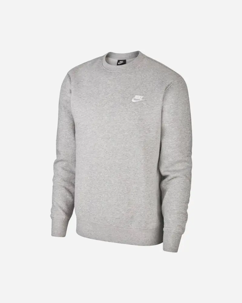 Nike Club Crew - Dark Grey Heather/White