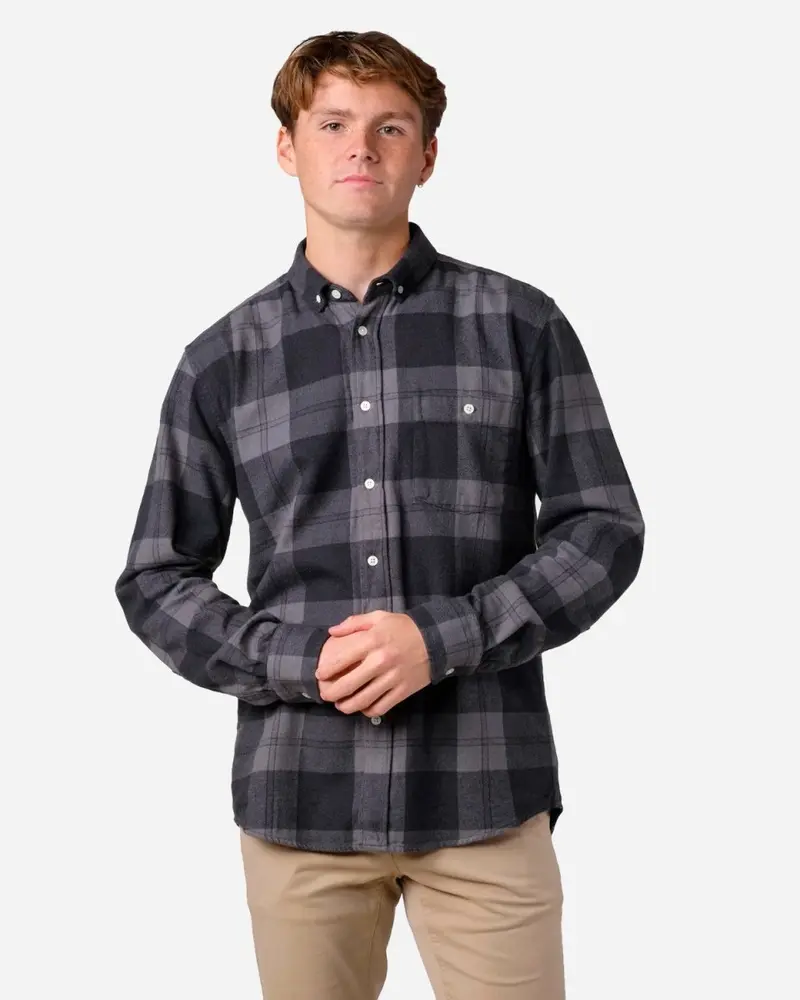 Nikolaj Shirt - Light grey/black