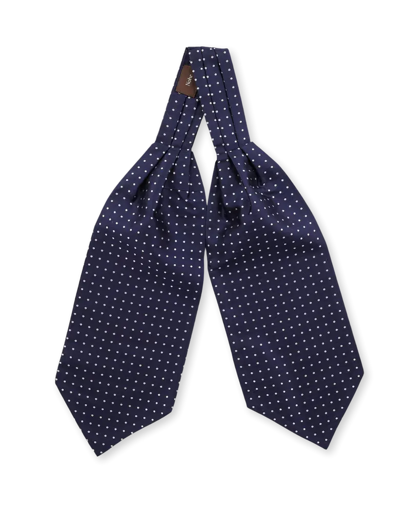 NOHR Carlos Polkadot Silk Ascot