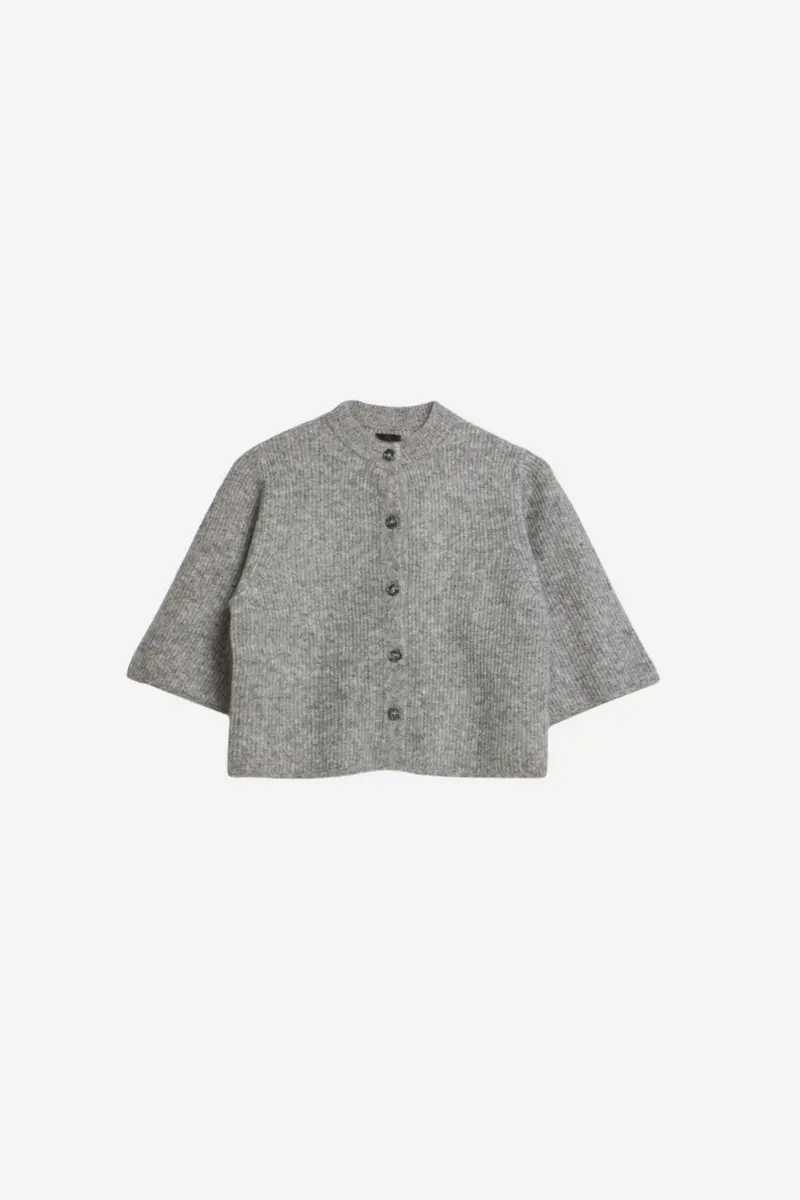Nolita Mohair Cardigan Medium Grey Melange