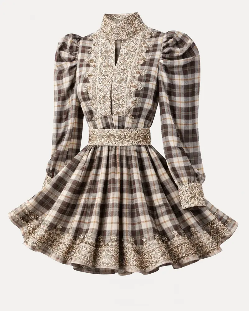 Nordlys Kjole Flanell