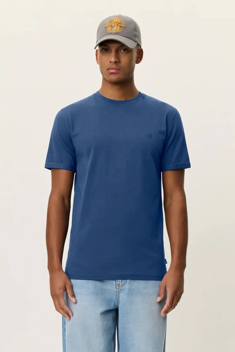 Norregaard Contrast T-Shirt Dark Denim Blue