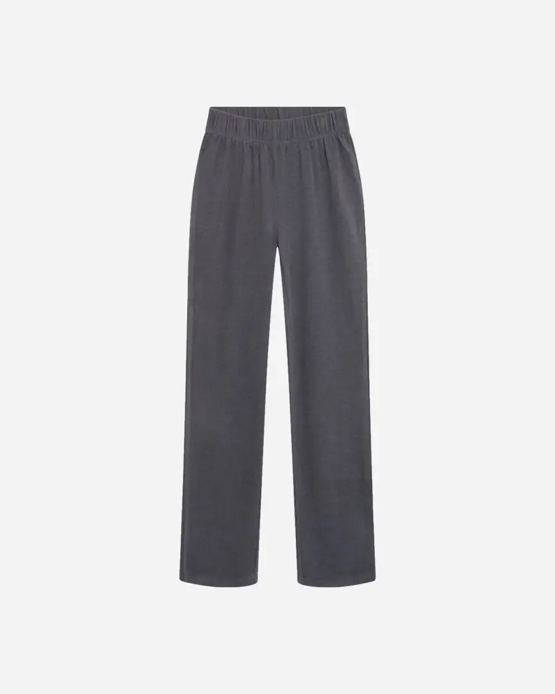 Nosy Velour Pant - Dk. grey
