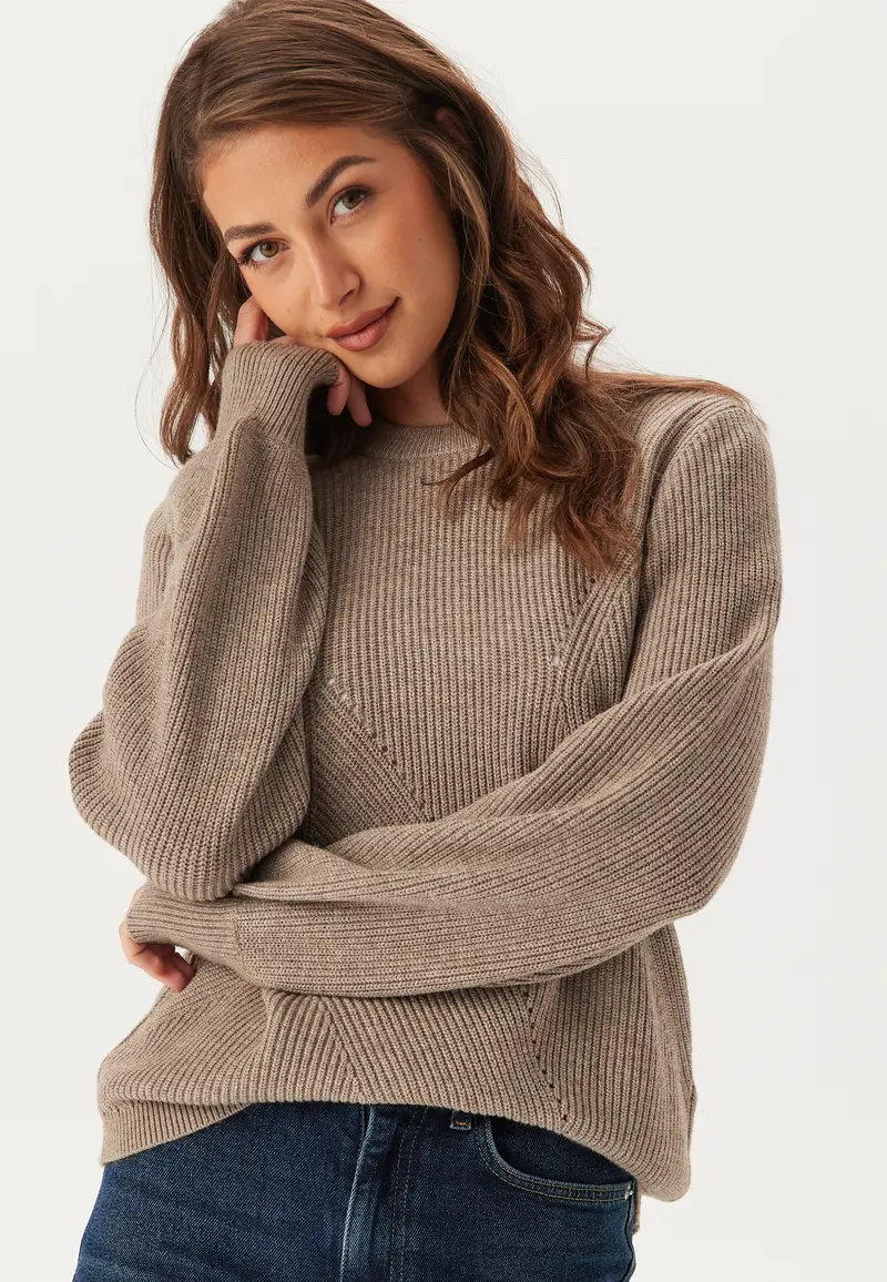 Objditte Re L/S KNIT PULLOVER