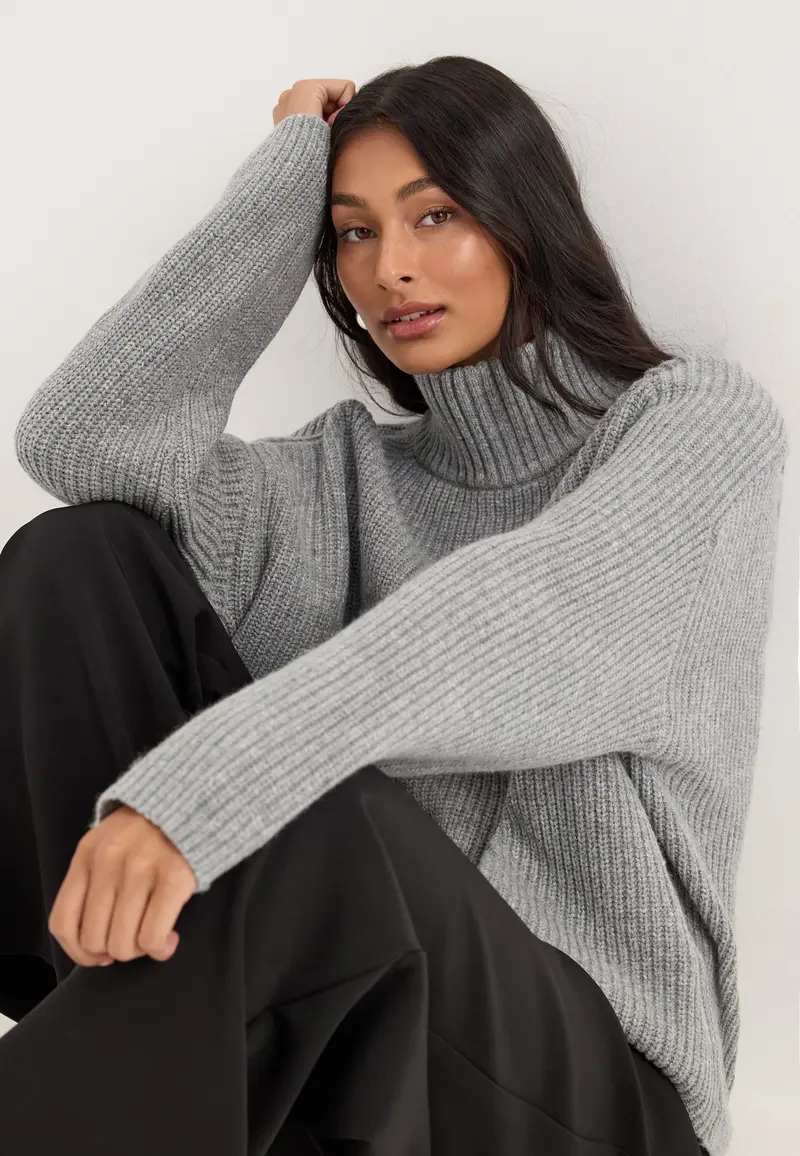 Objfippi L/S OZ KNIT PULLOVER