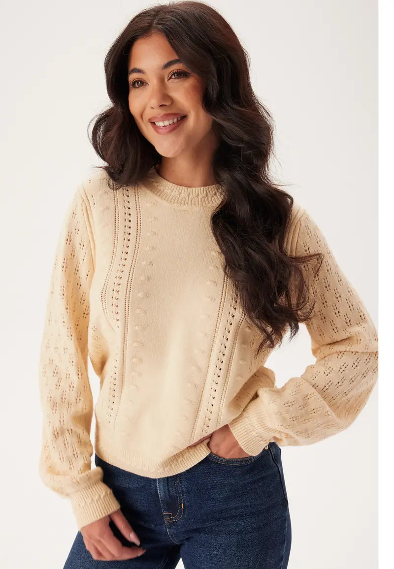 Objinge L/S RE O-NECK KNIT RE
