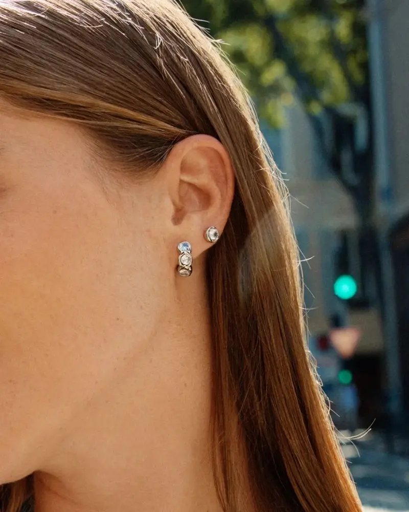 Ocean Gem Studs Steel