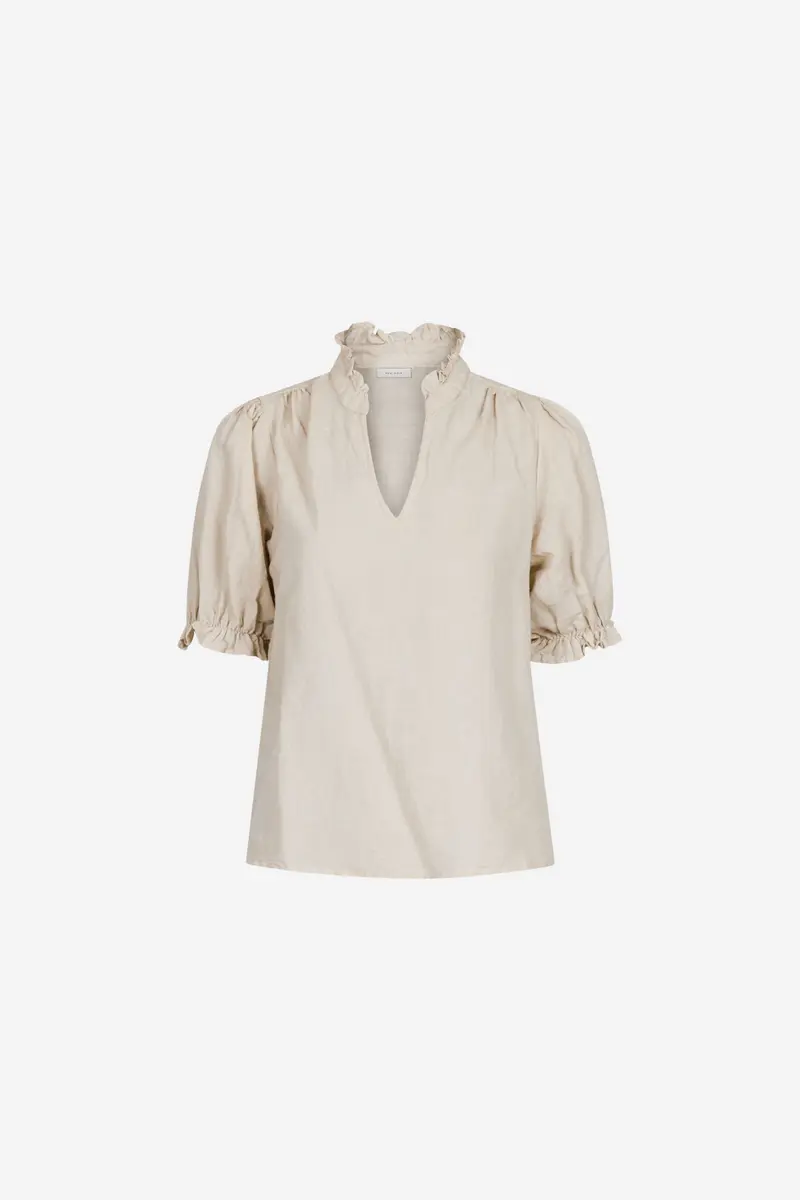Odesa Linen Blouse Sand