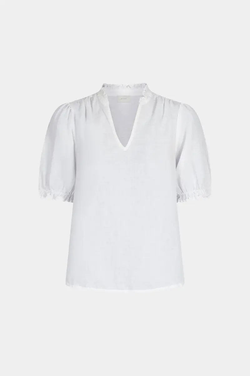 Odesa Linen Blouse White
