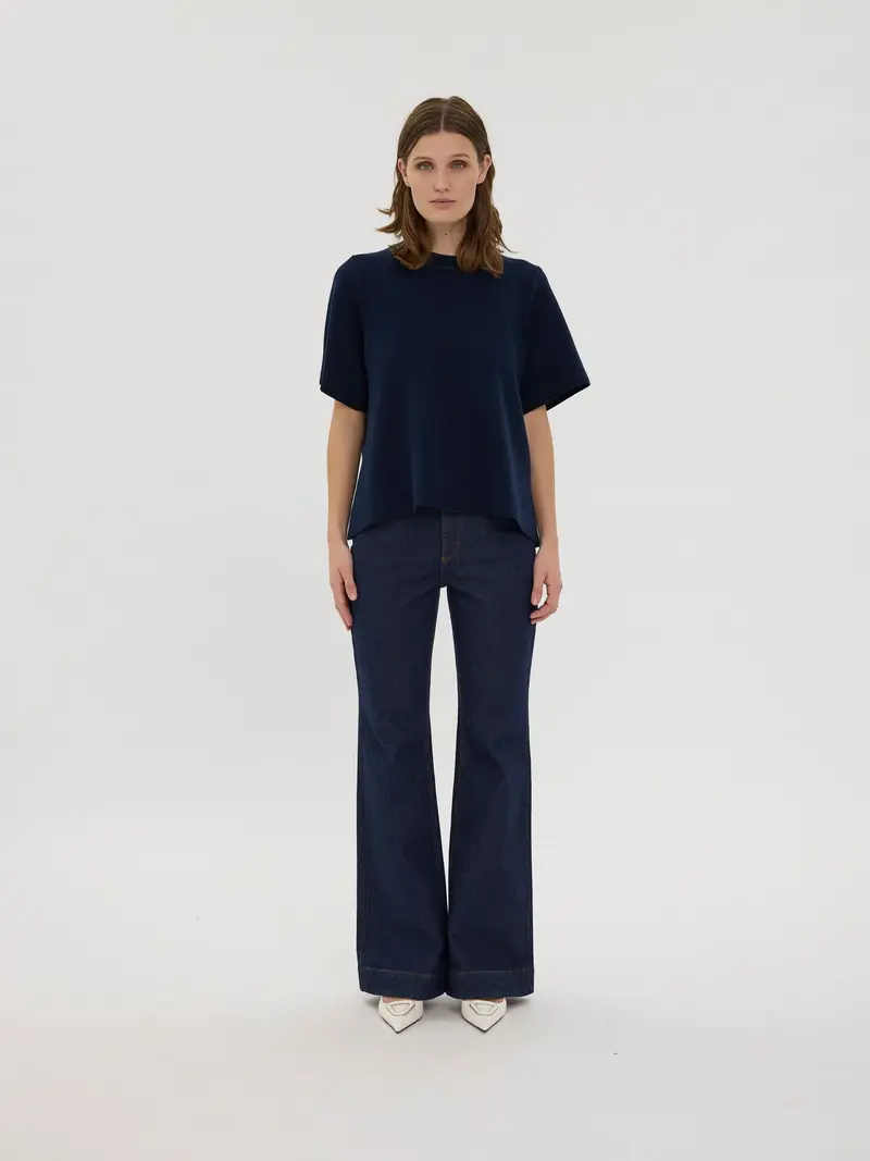 OdetteFV 745 Long - Dark Rinse Denim
