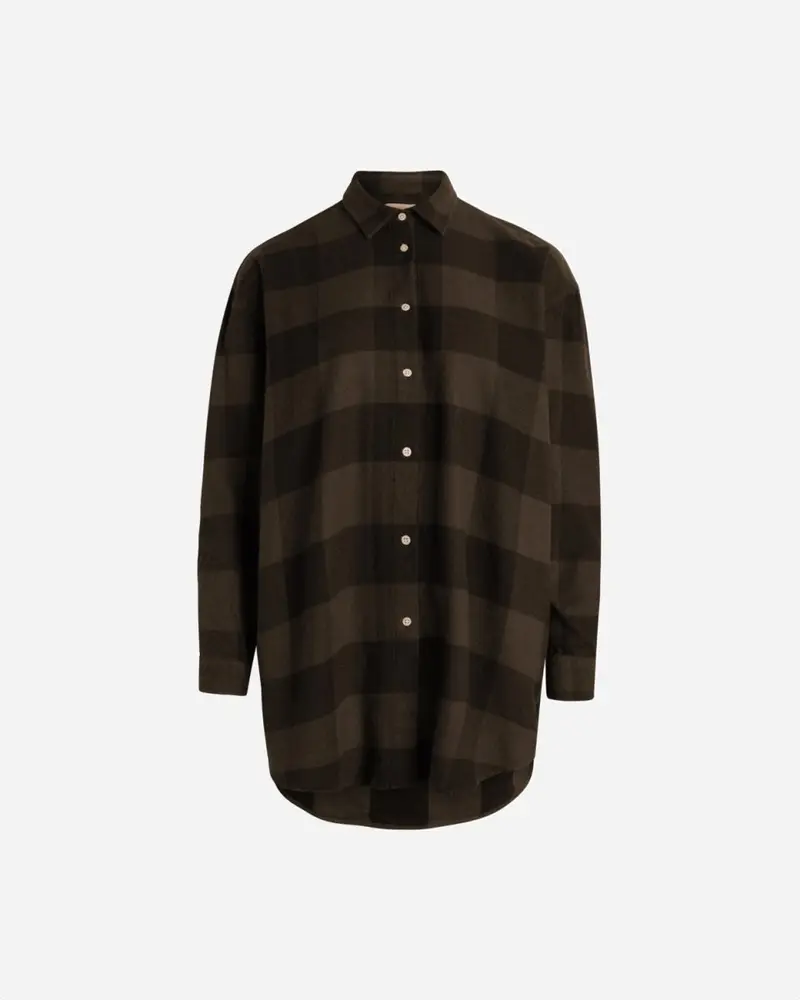 Ofelia shirt - Coffee/Black
