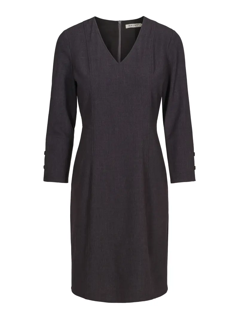 Office dress, short Grey Mel.