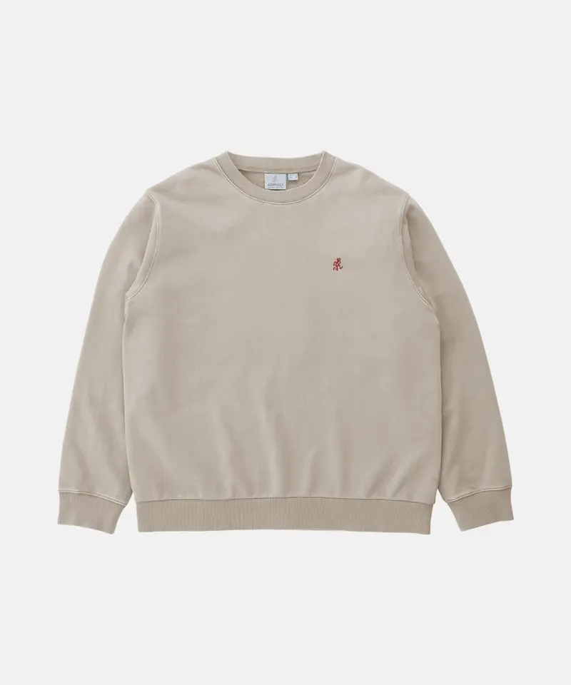 One point crew sweatshirt