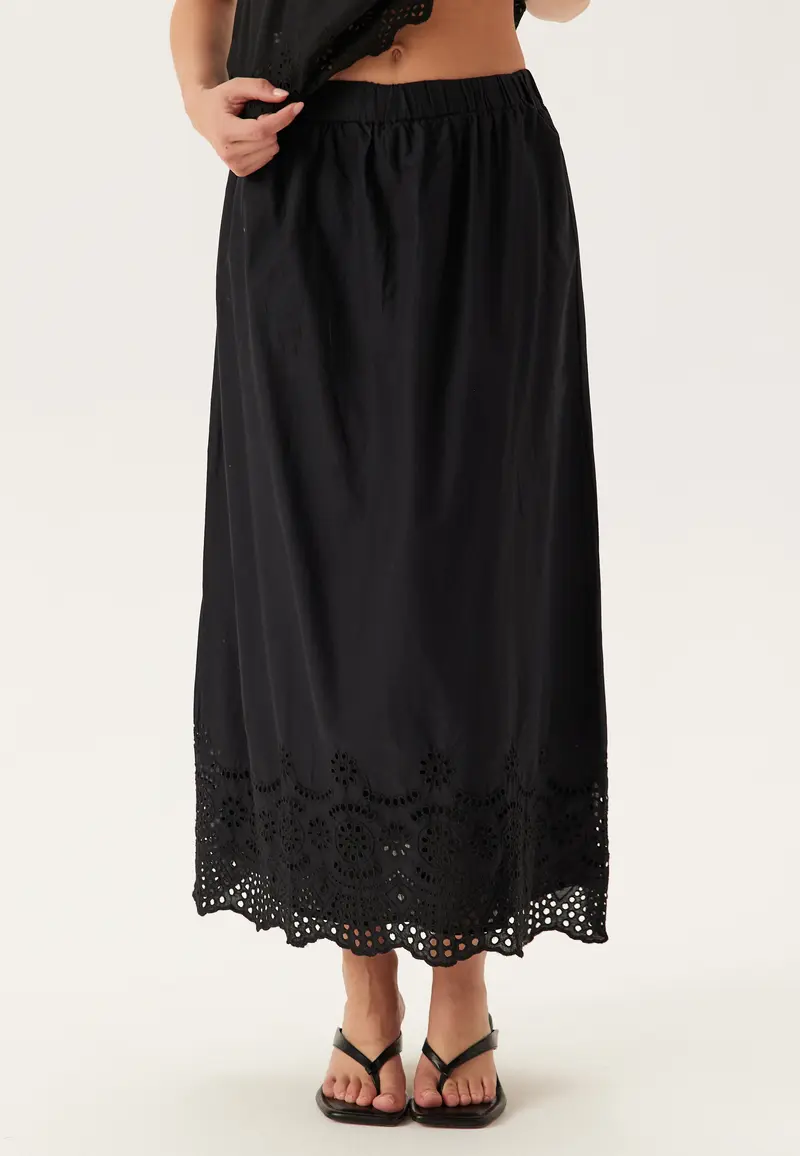 Onllou Life Emb Long Skirt