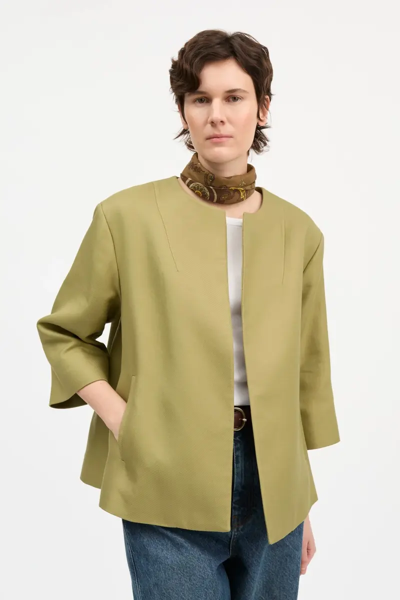 Opera Jacket Olive Green