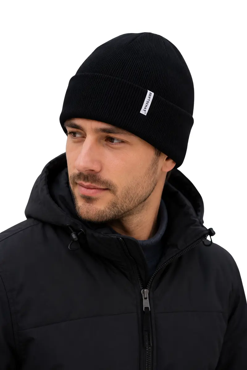 Oppvarmet lue – Elektrisk svart beanie