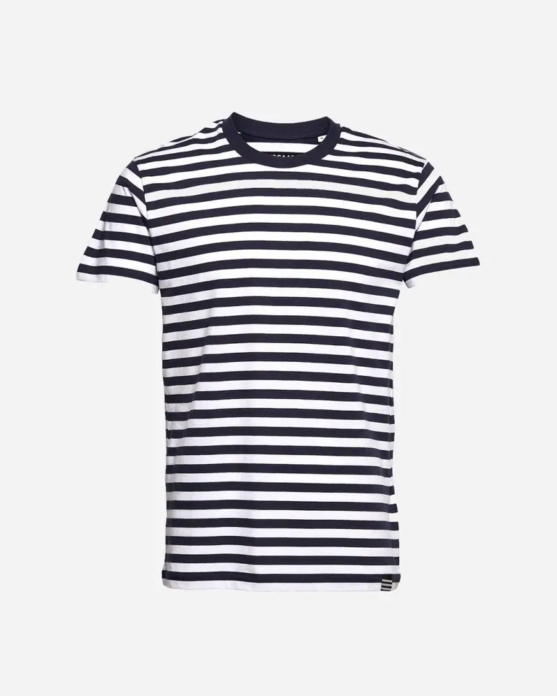 Organic Midi Thorlino Tee - Navy/White