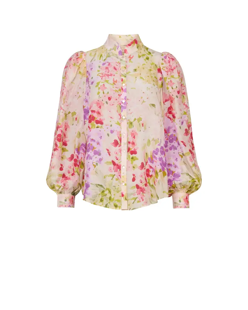 Organza Blouse - Blush Dream