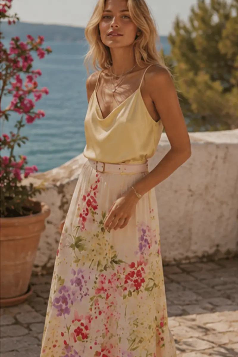 Organza Maxi Skirt Serene