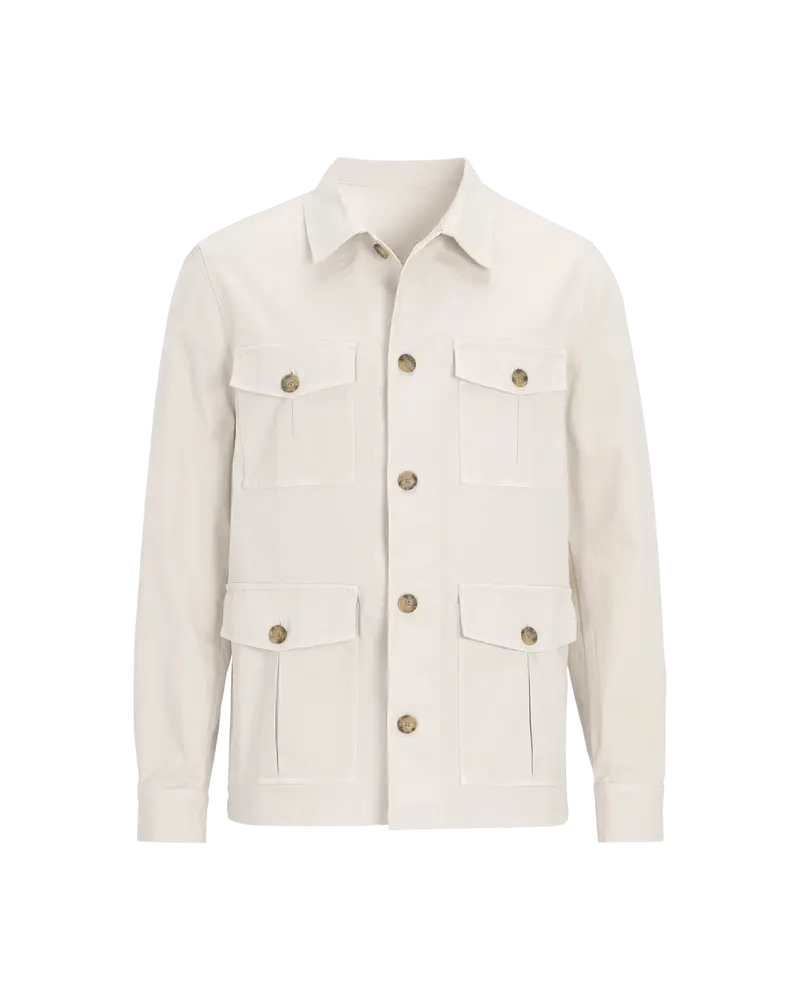 Oscar Jacobson Safari Shirt – White