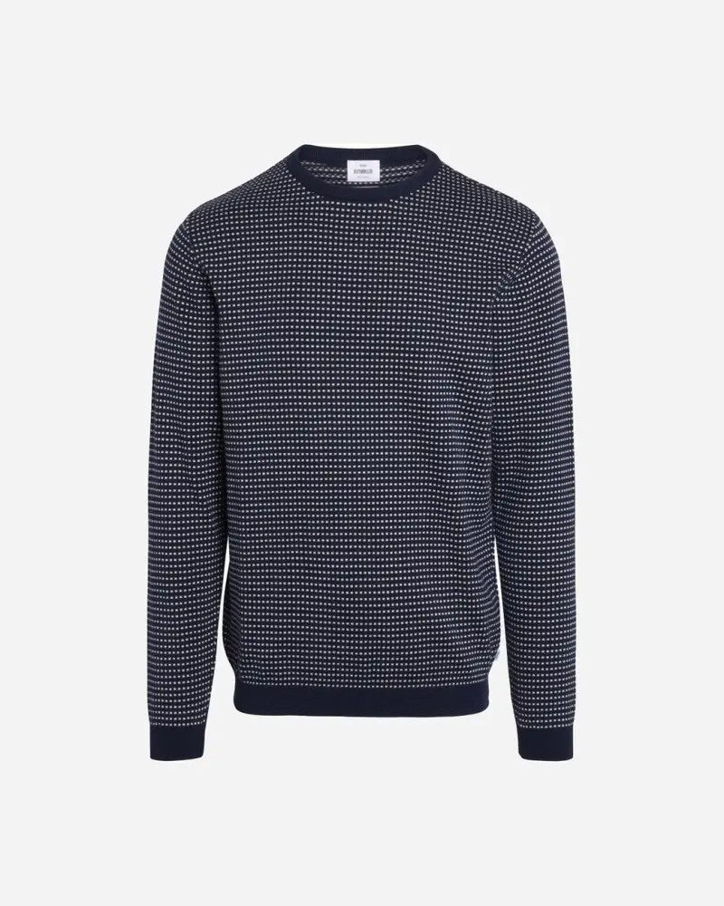 Otto Knit - Navy/Cream