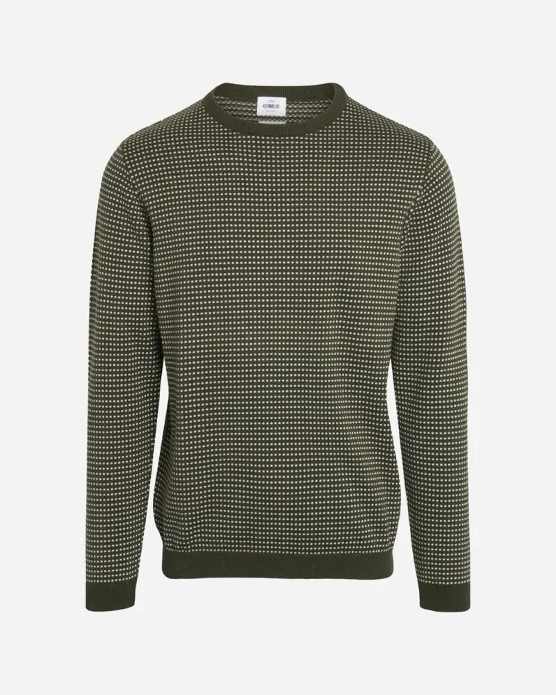 Otto knit - Olive/Cream