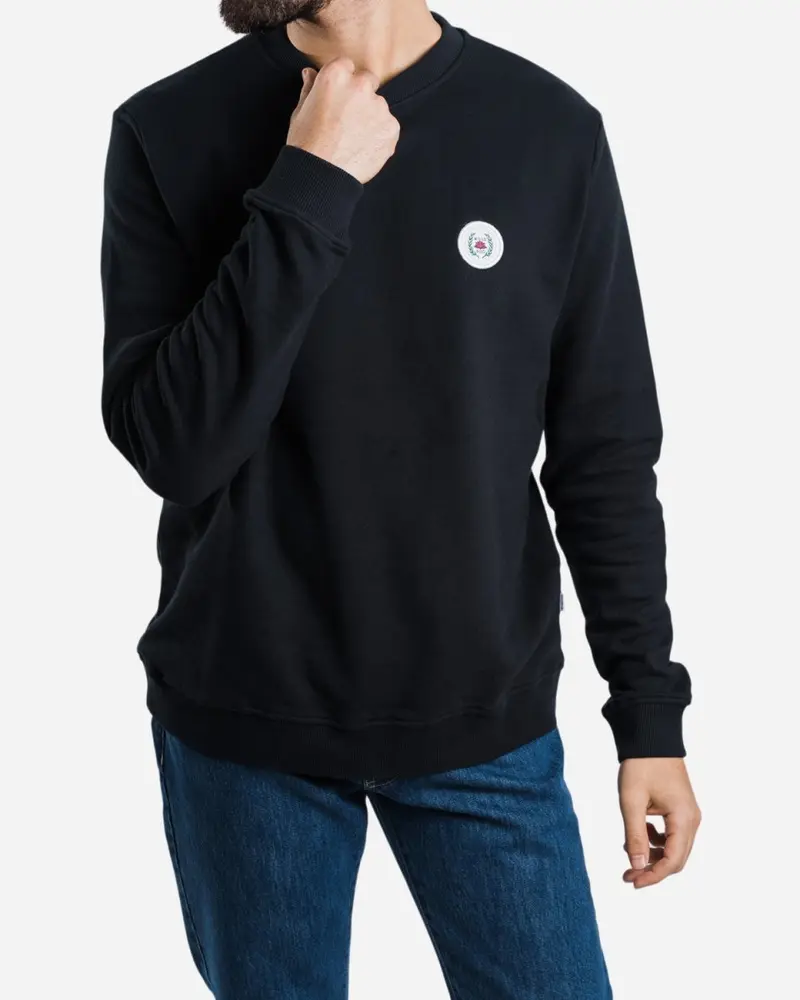 Our Braxy Patch crew - Black