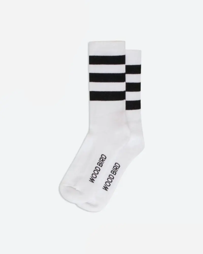 Our Tennis Socks - White/Black