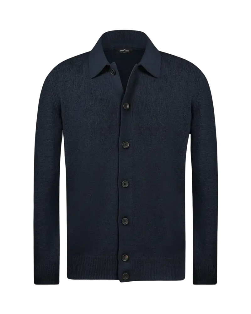 Overshirt Bouclé – Dark Navy
