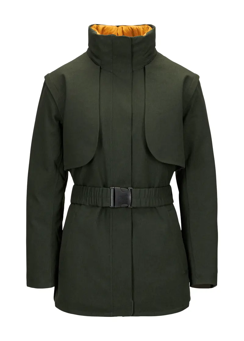 Overskyet padded coat Rosin Dark green
