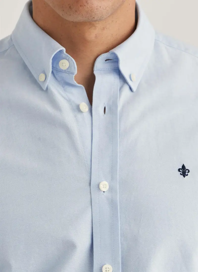 Oxford button down shirt Lyseblå