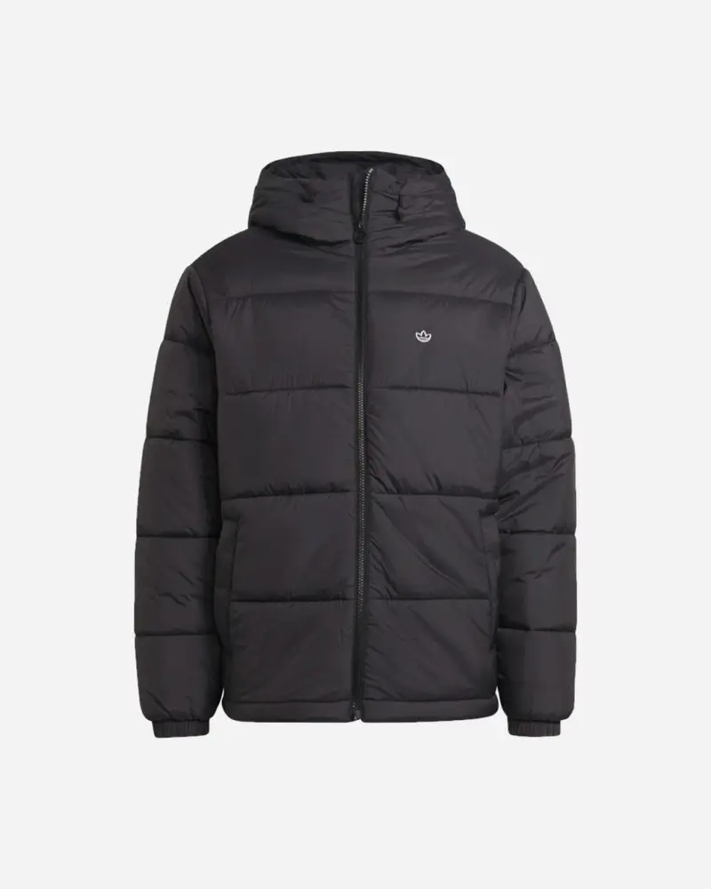 Padded Hooded Jacket - Black