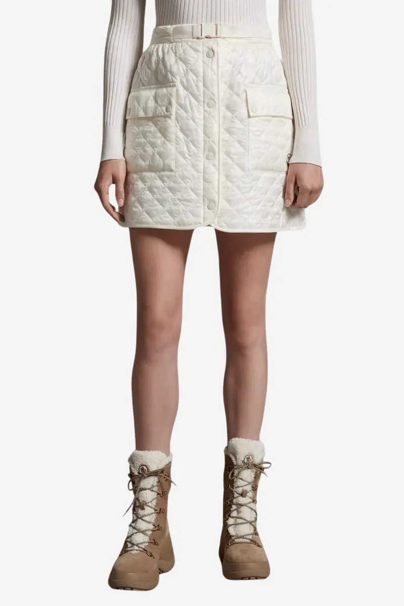 Padded Skirt Off-White