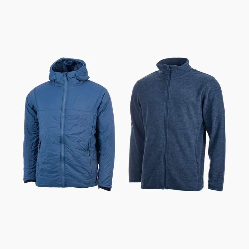 Pakketilbud – Alta jakke + Geilo fleecejakke til herre i Blue Fusion – kun 999 kr