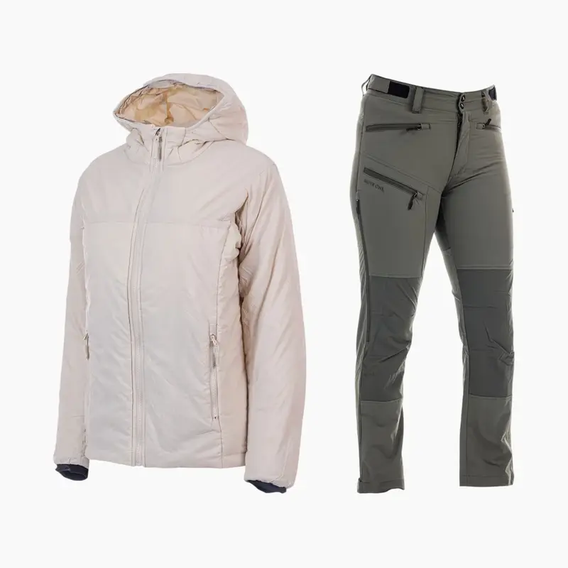 Pakketilbud – Alta jakke + Odda turbukse til dame i oat/beetle-deep-depths – kun 1199 kr