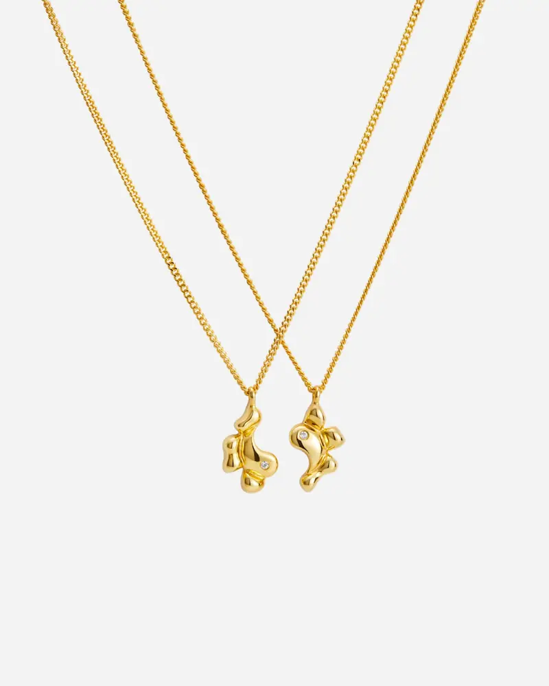 Pansy Necklace Gold - OS