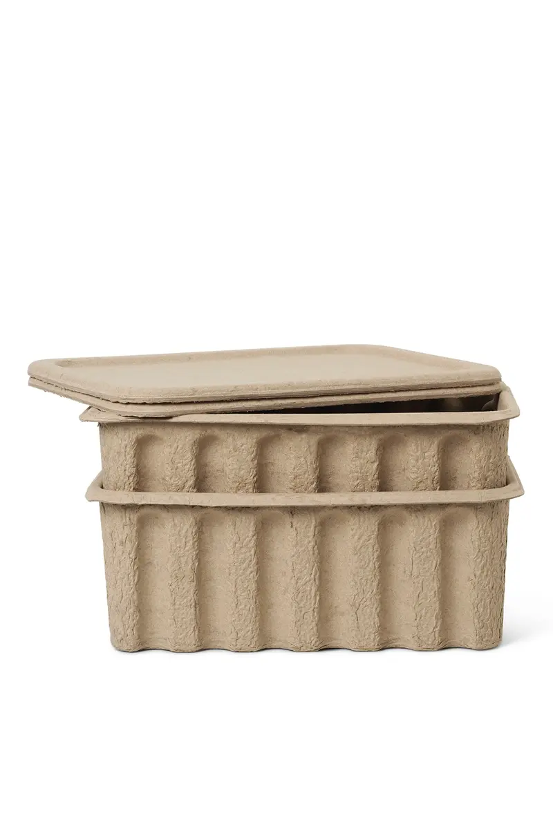 Paper Pulp Box Set of 2 Large