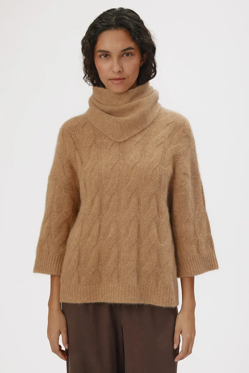 Paula Scarf - Creme Brulee Beige