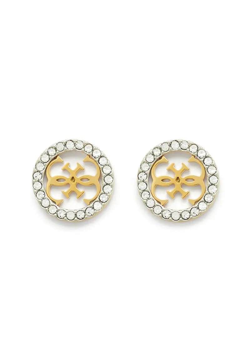 Pave Logo Studs