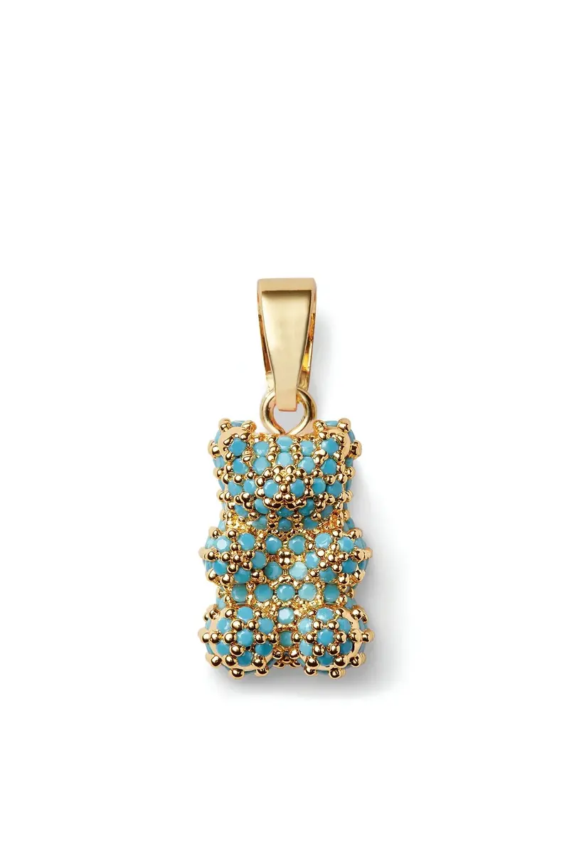 Pave Nostalgia bear - Mykonos blue