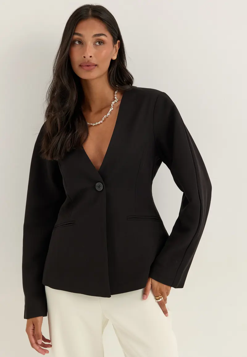Pckamil Ls Fitted Blazer Noos