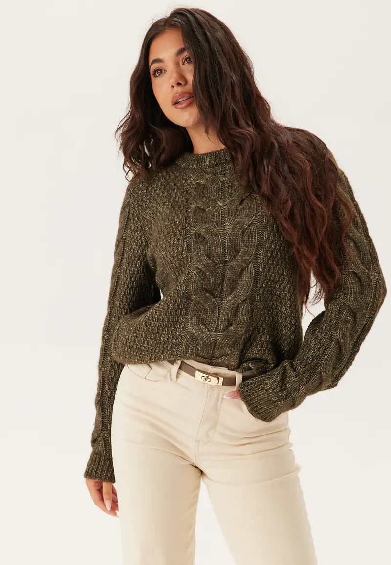 Pcnina Ls O-neck Knit