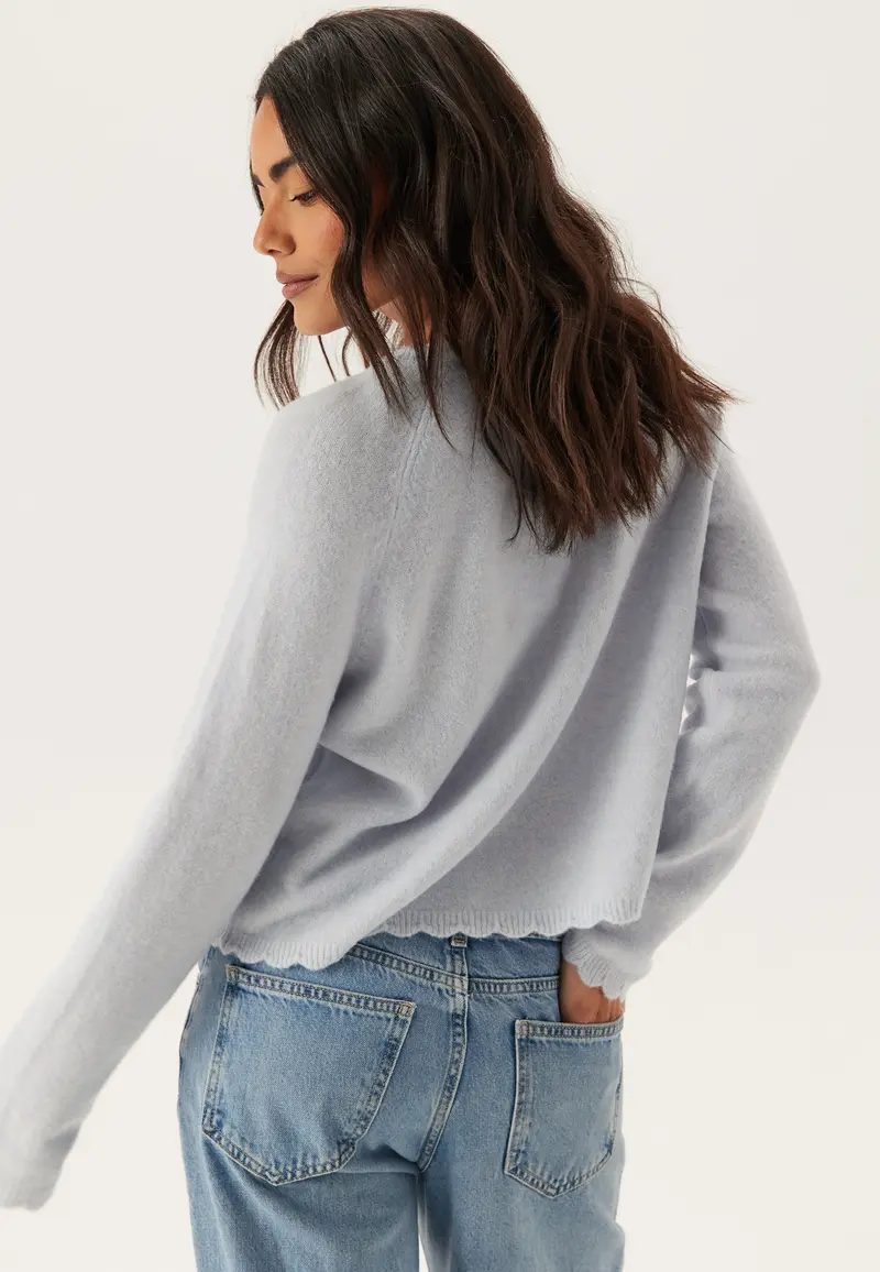 Pcrath Ls O-neck Knit Cardigan