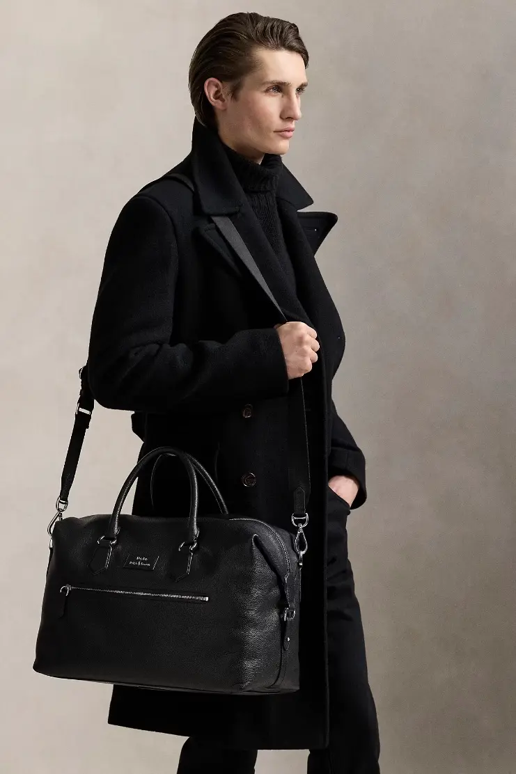 Pebbled Leather Duffel