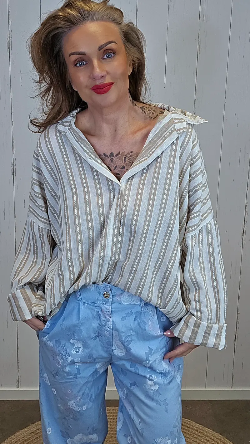 Petra skjorte beige