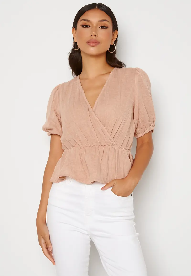 Petrine S/S Wrap Top