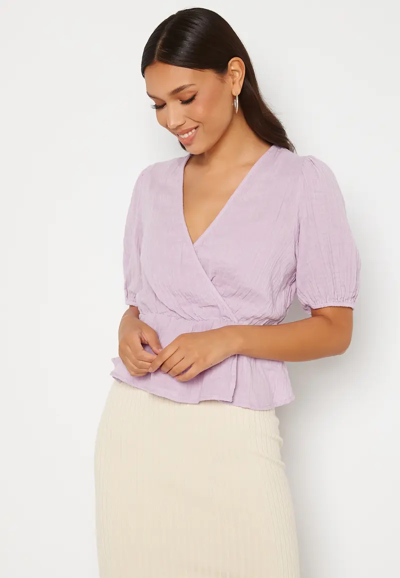 Petrine S/S Wrap Top
